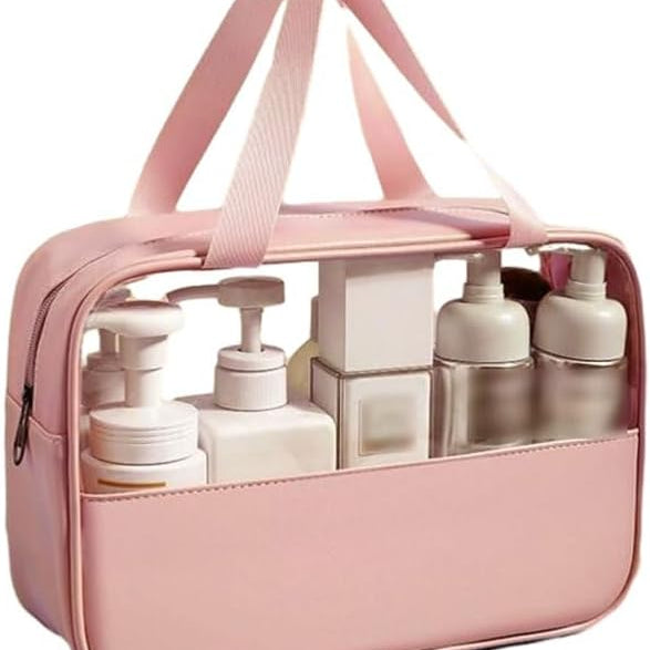 grande-trousse-de-toilette-rose-transparente-femme