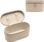 Trousse de Toilette Beige en Cuir Voyage Femme