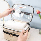 Trousse de Toilette Beige Tendance Femme