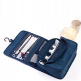 Blue Toiletry Bag with Compartment for Men