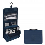 Blue Toiletry Bag with Compartment for Men