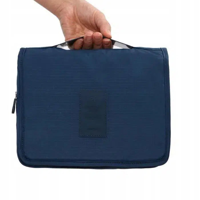 Trousse de Toilette Bleue avec Compartiment Homme