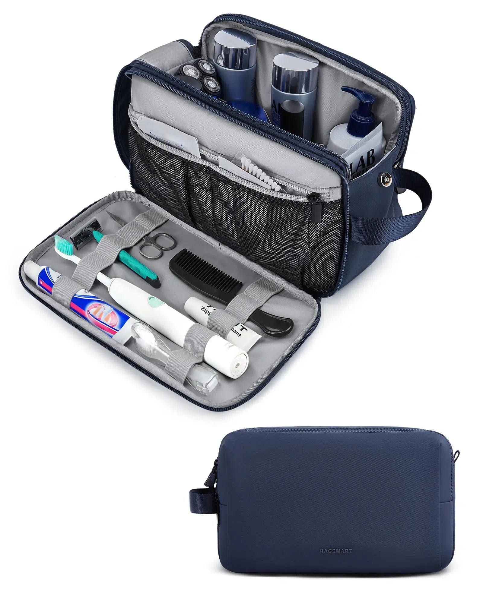 Trousse de Toilette Bleue Tendance Homme