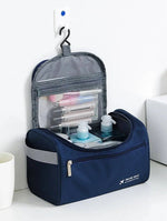 Trousse de Toilette Bleue Voyage en Avion Tendance Homme