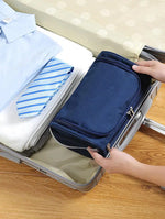 Trousse de Toilette Bleue Voyage en Avion Tendance Homme