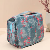 Flamingo Toiletry Bag with Compartment for Women