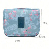 Trousse de Toilette Flamant Rose avec Compartiment Femme