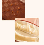 Trousse de Toilette Marron en Cuir Femme Luxe