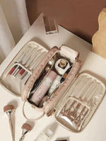 Trousse de Toilette Rose en Cuir Voyage Tendance Femme