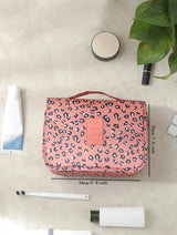 Trousse de Toilette Rose Léopard Voyage Femme