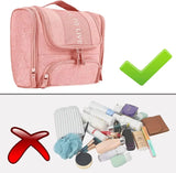 Trousse de Toilette Rose Voyage en Avion Femme