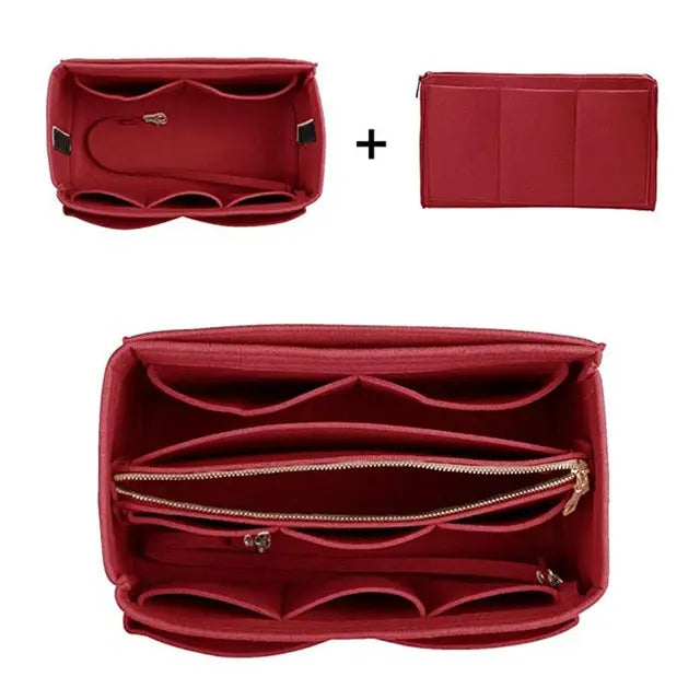 trousse-de-toilette-rouge-compartiment-sans-fermeture-tendance-femme