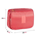 Trousse de Toilette Rouge Étoiles Voyage Femme