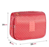 Trousse de Toilette Rouge Étoiles Voyage Femme