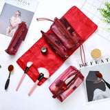 trousse-de-toilette-rouge-pliable-avec-compartiment-femme2