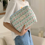 Women's Quilted Tulip Toiletry Bag