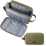 Trousse de Toilette Verte Avion Homme