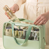 trousse-de-toilette-verte-transparente-voyage-femme