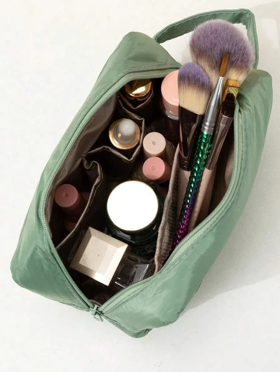 Trousse de Toilette Verte Voyage Femme